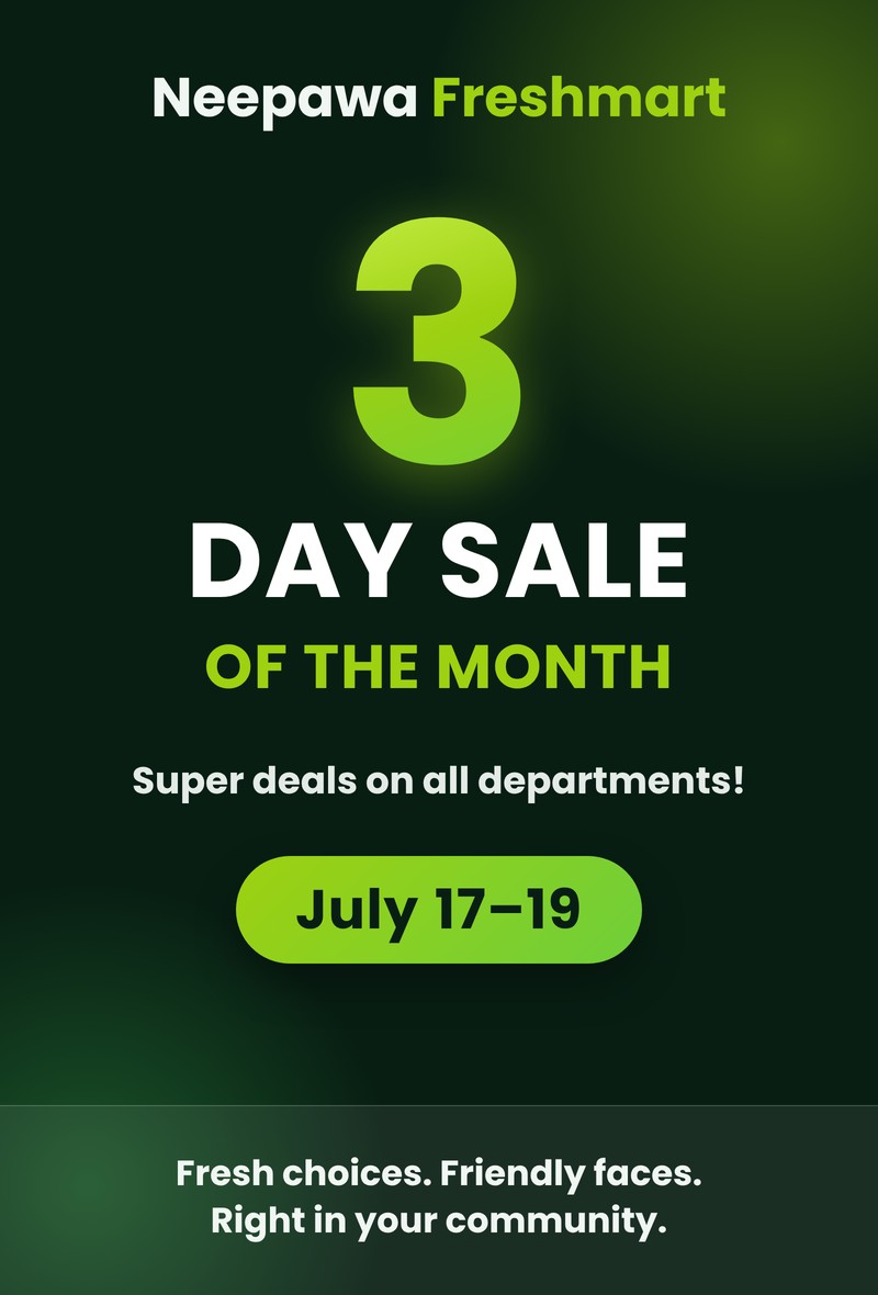 Special In-Store Sale Poster